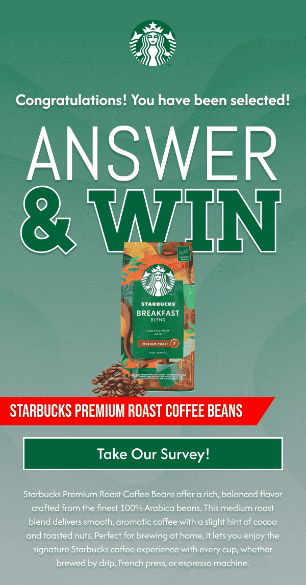 Start Your Morning with Starbucks